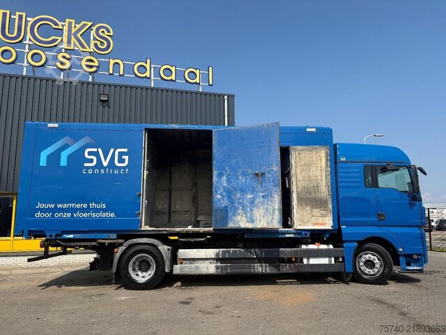 Box body MAN TGS 18.360 + ISOLATION FABRIC INCL ENGINE + BDF...