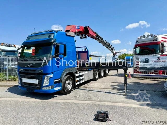 Loading platform Volvo FH 500 8x4 / HMF 5020 K6 + Fly Jip K5 Funk / Eu6