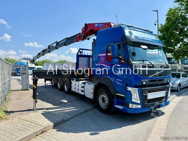 Ladepritsche Volvo FH 500 8x4 / HMF 5020 K6 + Fly Jip K5 Funk / Eu6
