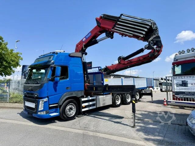 Ladepritsche Volvo FH 500 8x4 / HMF 5020 K6 + Fly Jip K5 Funk / Eu6