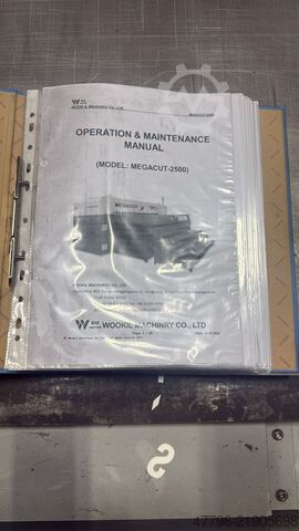 WOOKIL MEGACUT MC-2500 Die Cutter WOOKIL MC-2500