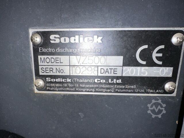 Drahterodiermaschine (Drahterodiermaschine, Drahtschneide-Erodiermaschine) Sodick VZ 500L