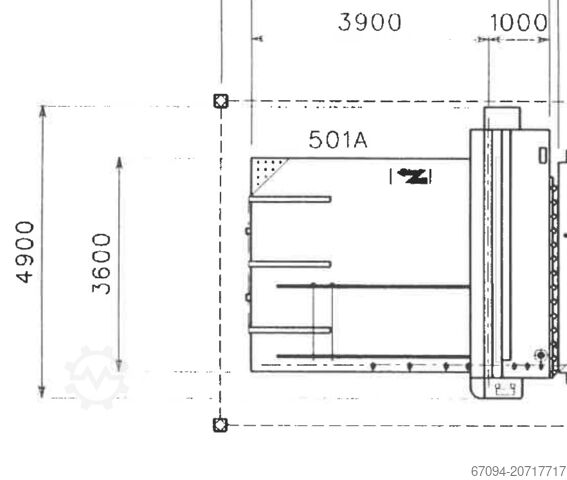 Glasschneidetisch Bottero 501A