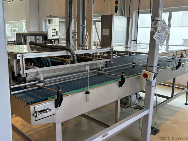 ALWID AUFGABETISCH + DEPALETTIERER Glass Depalletizer (2017) ALWID Neuglasabschieber