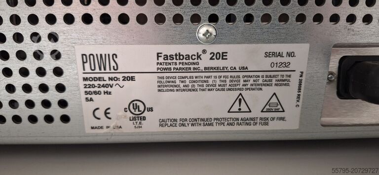Dokumentenendverarbeitungssystem Powis Fastback 20E