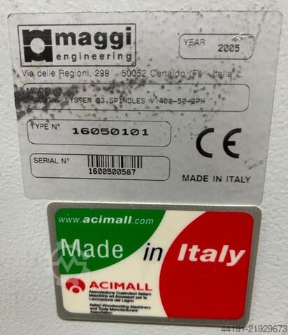 Dowel boring machine Maggi Boring System 23 Maggi Boring System 23