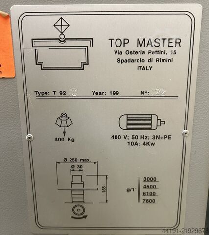 Pivoting milling machine Topmaster T 92 ic Topmaster T 92 ic