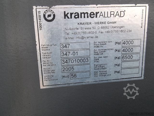 Wheel loader KRAMER 950