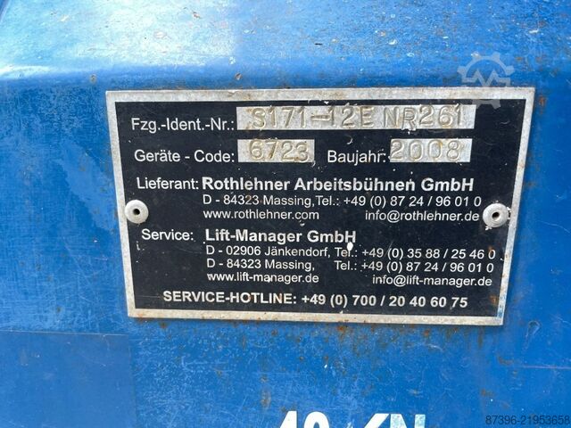 Scissor lift Liftlux PB Lift S171-12E hoogwerker Schaarhoogwerker