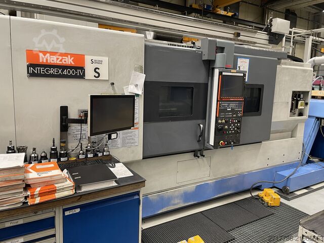 CNC turning and milling center Mazak Integrex INT4004S