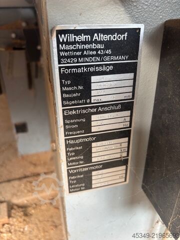 Sliding table saw Altendorf F 45