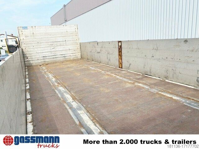 Anhänger mit Pritsche & Plane Meusburger MPA-2, Stapleraufnahme