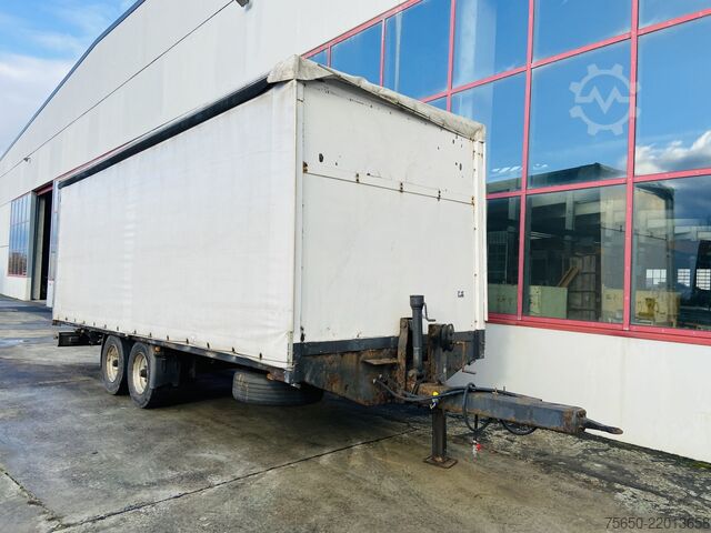 Open trailer with tarp Obermaier OS2-L105L  Tandemplanenanhänger