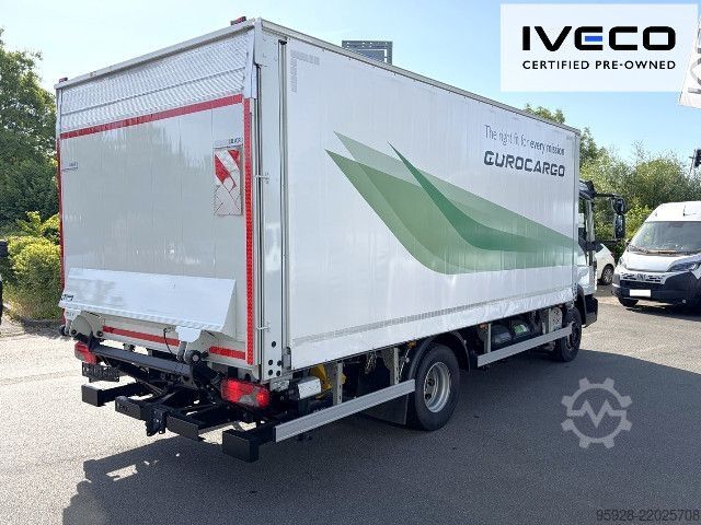 LKW mit Getränkeaufbau IVECO 120EL25P CNG, Getränkeaufbau mit Schiebeplane, 2t
