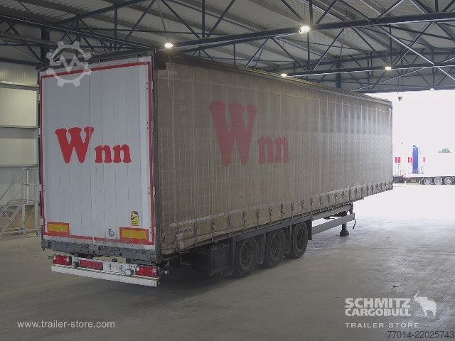 Auflieger mit Pritsche & Plane Schmitz Cargobull Curtainsider Mega