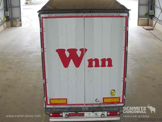 Auflieger mit Pritsche & Plane Schmitz Cargobull Curtainsider Mega
