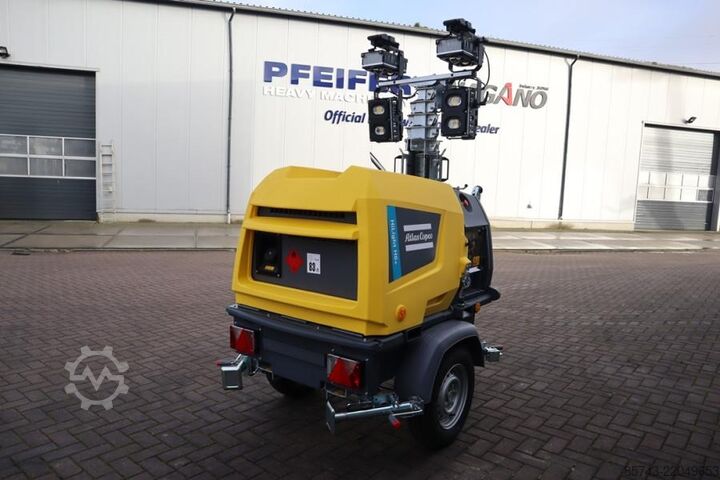 Light tower Atlas Copco Hilight H6+ Valid inspection, Max Boom Height 8m,