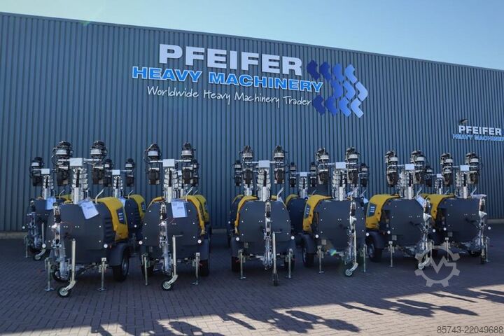 Lichtturm Atlas Copco Hilight H6+ Valid inspection, Max Boom Height 8m,