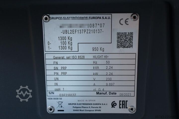 Lichtturm Atlas Copco Hilight H6+ Valid inspection, Max Boom Height 8m,