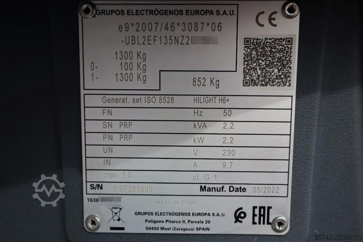 Lichtturm Atlas Copco Hilight H6+ Valid inspection, Max Boom Height 8m,