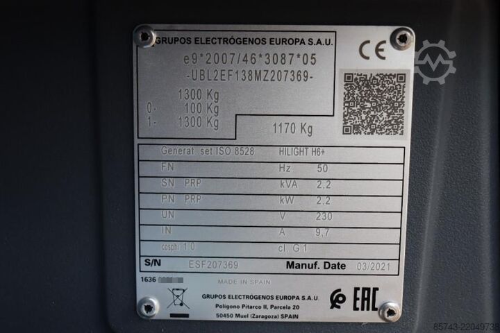 Lichtturm Atlas Copco Hilight H6+ Valid inspection, Max Boom Height 8m,