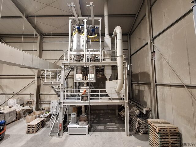 Mahl-und Sichtanlage mit Prallstrommühle NOLL DemiNo 2700