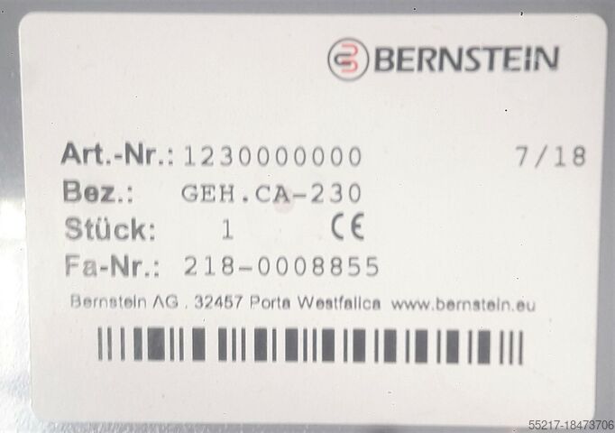 Bernstein Aluminium Universal-Gehäuse Bernstein GEH CA