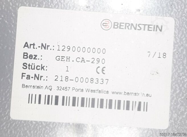 Bernstein Aluminium Universal-Gehäuse Bernstein GEH CA