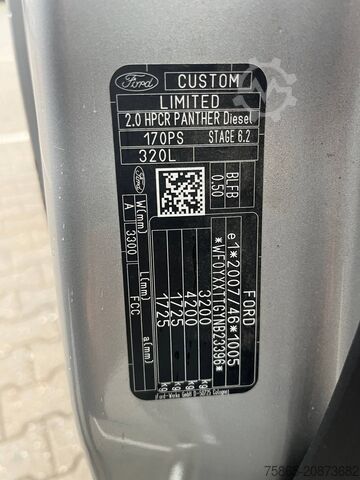 Hochdachkombi Ford Transit Custom 320 / 2.0 TDCI / L2H1 Limited / ...