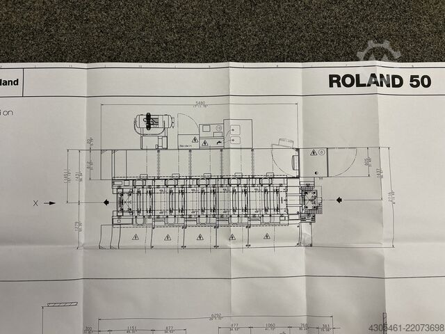 Offset printing press MAN Roland 50-5