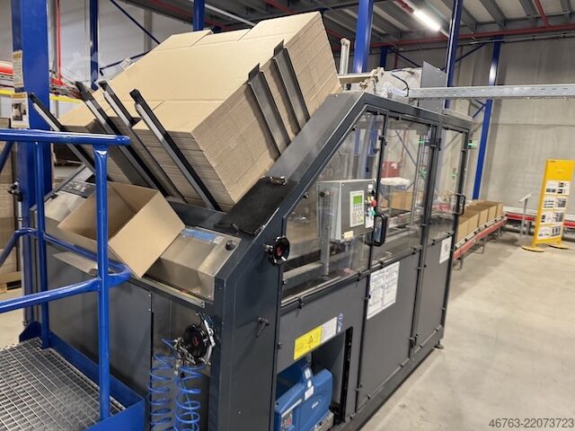 Cardboard packaging machine B&E Equipment / I-Pak BA18H