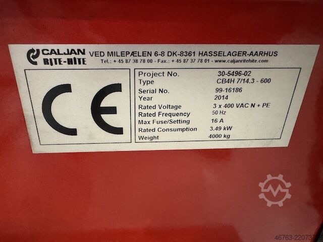Conveyor belt Caljan CB4H 7/14.3-600