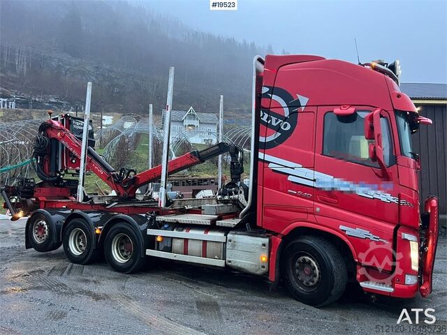 Holztransporter Volvo Fh540 8x4 Timber Truck w/ 2016 M110L80 Palfinger C