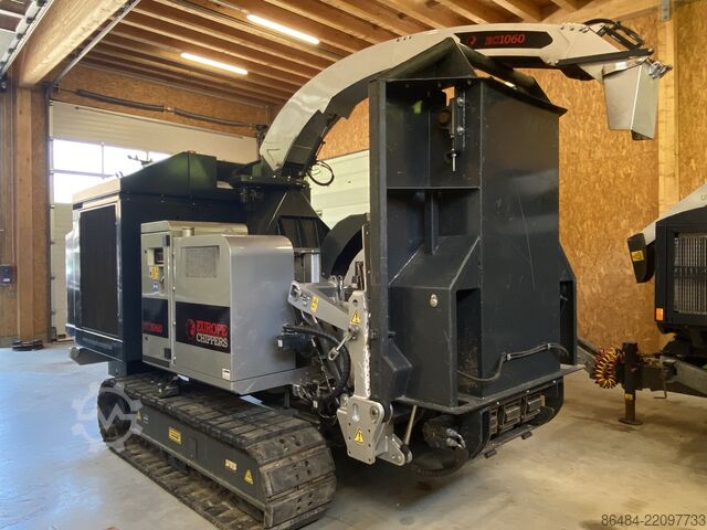 Trommelhacker auf Raupenfahrgestell Europe Chippers EC 1060