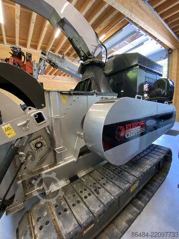 Trommelhacker auf Raupenfahrgestell Europe Chippers EC 1060