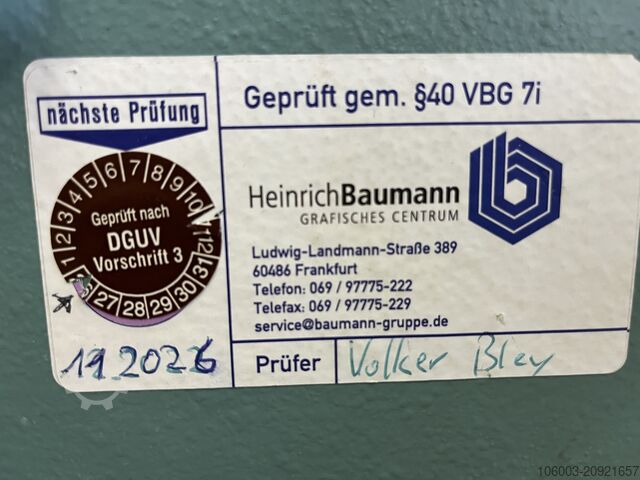 Papierschneidemaschine Wohlenberg SPM 76