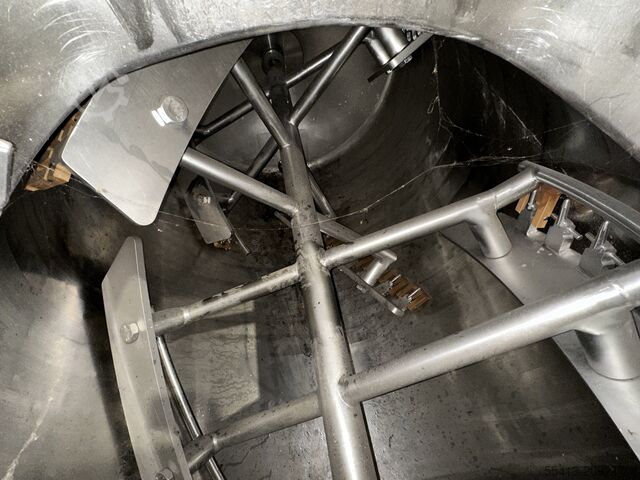 Double Jacketed Horizontal Mixer Tank Limitech Type A3111-1906