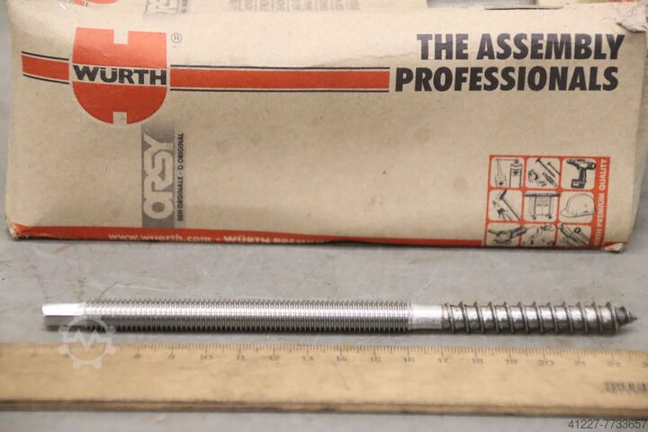 Stockschraube M10 x 200 50 Stück Würth SW 7  Edelstahl A2