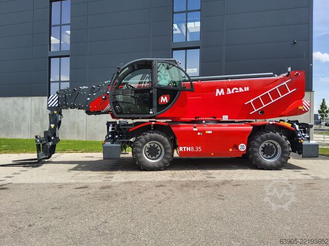 Rotating forklift Magni RTH 8.35