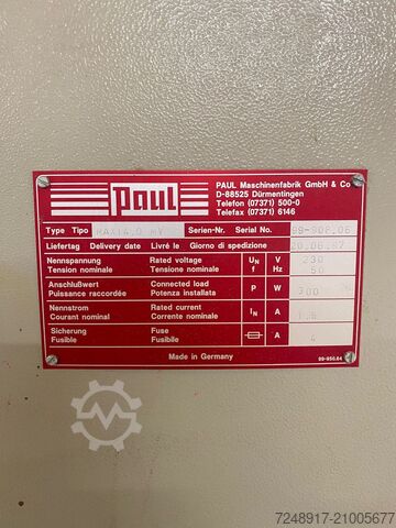 Cutting unit with line detection PAUL Maschinenfabrik GmbH&Co MAXI4.0 MV