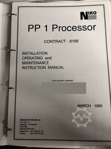 Higher-Shear Mixer Granulator Niro Aeromatic-Fielder PP1