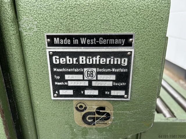 Wide belt sanding machines Bütfering AWS Combi 1350