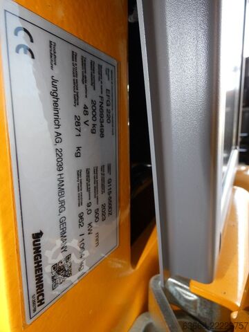 Elektro 3 Rad-Stapler Jungheinrich EFG 220