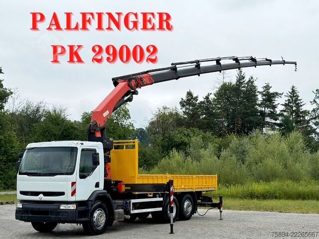 Autokran RENAULT Premium 320* PRITSCHE 6,30m *PK 29002/FUNK* TOP