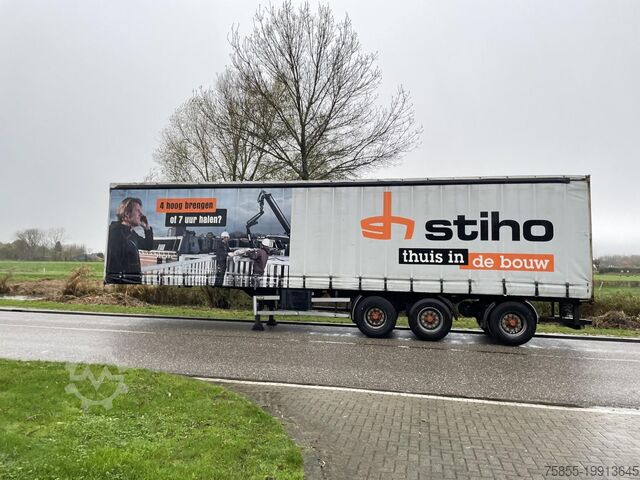 Semi-Tieflader SYSTEM TRAILER Tautliner Kooiaap / Steering / Liftaxle / NL Tr...