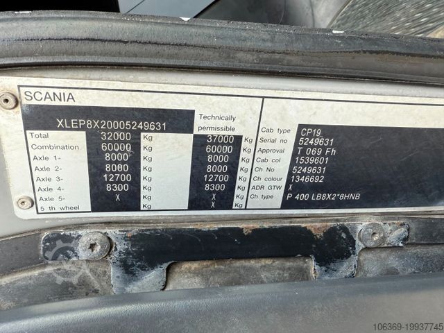 LKW mit Tankaufbau SCANIA P400 8x2*6 HMK Bilcon 24.000 l. ADR Euro 5