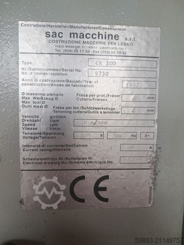 Breitbandschleifmaschine SAC 4R-300
