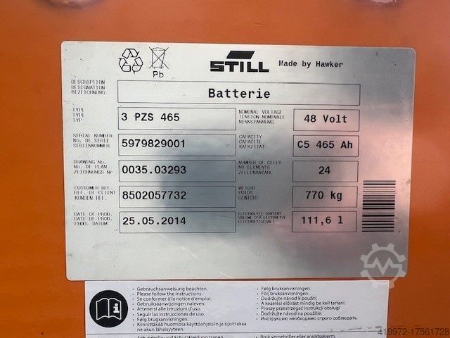 Schubmaststapler Still FM-X10