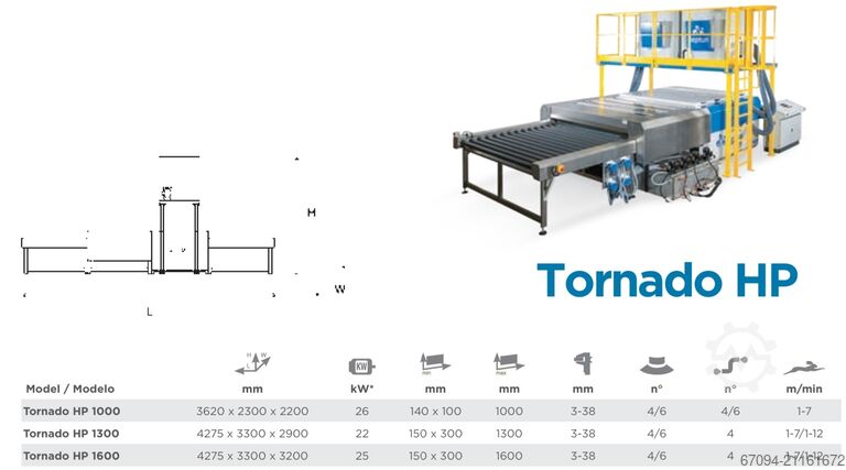 Horizontale Waschanlage Neptun Tornado HP 1664