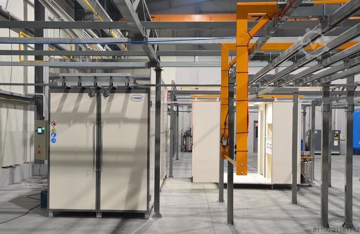 Powder coating equipment ROMER/ Electrostatic painting SL